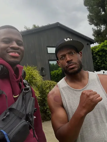 marlonwayans Instagram post about Bodywork and recovery