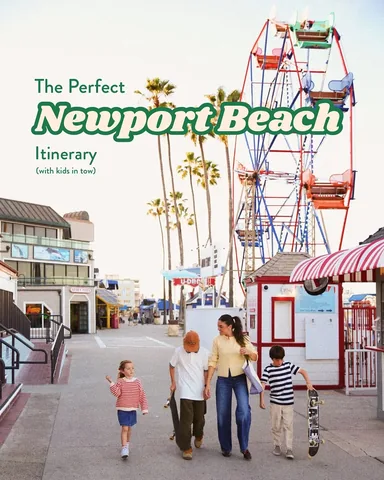 marylauren Instagram post about Newport Beach family travel