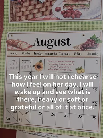 marylenaburg Instagram post about Grief and seasonal reflection