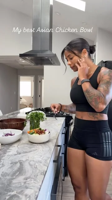 massy.arias Instagram post about Healthy cooking