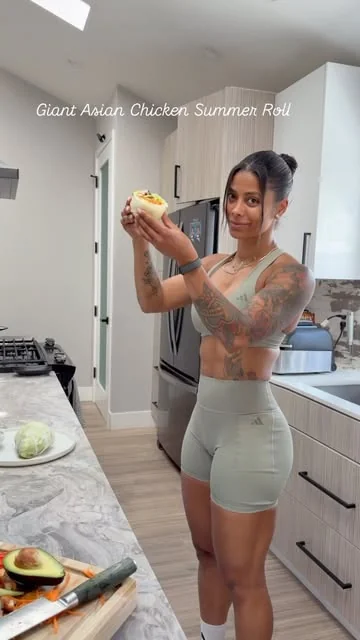 massy.arias Instagram post about Healthy cooking