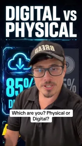 mattkahla Instagram post about Digital versus physical games