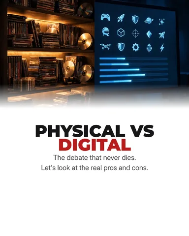 mattkahla Instagram post about Physical versus digital game ownership