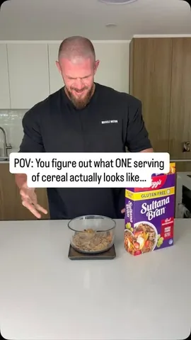 mattoreilly_kingbodies Instagram post about Food serving sizes
