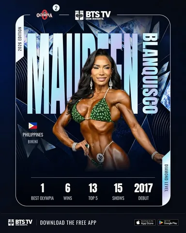 maureenblanquisco.pro Instagram post about Bodybuilding statistics