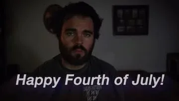 maxtheverygoodboy Instagram post about United States Independence Day