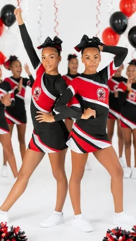 mccluretwins Instagram post about Cheerleading competition