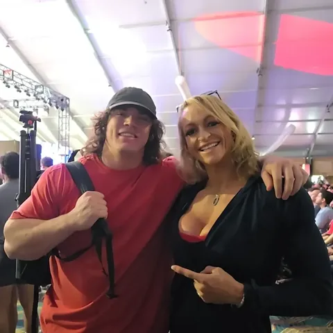 meganknight.bodybuilder Instagram post about Bodybuilding event encounter