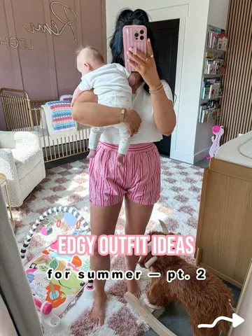 meghanlsisco Instagram post about Edgy summer fashion