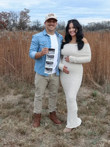 meghanlsisco Instagram post about IVF pregnancy announcement