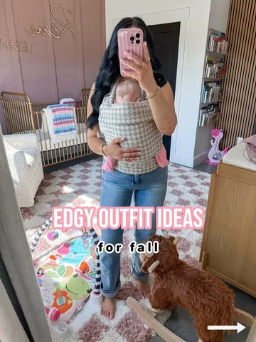 meghanlsisco Instagram post about Edgy fall fashion