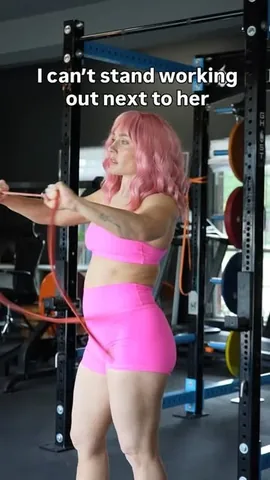 megsquats Instagram post about Band pull apart technique