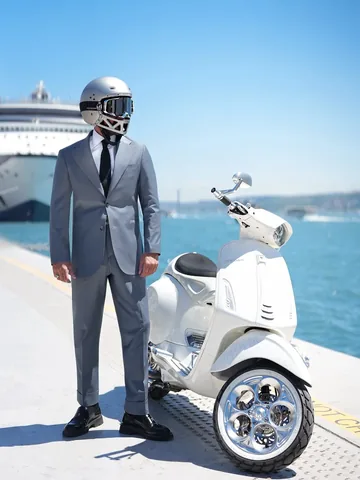 melikkam Instagram post about Motorcycle event and personal style