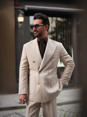 melikkam Instagram post about Tonal menswear styling