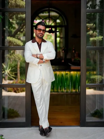 melikkam Instagram post about Summer suit launch