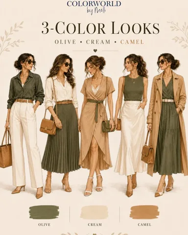 mellis_colorworld Instagram post about Color based outfit styling