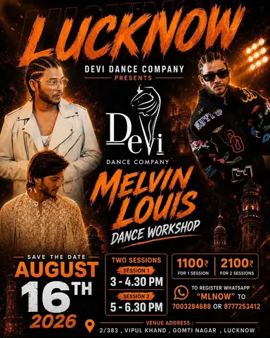 melvinlouis Instagram post about Dance workshop promotion