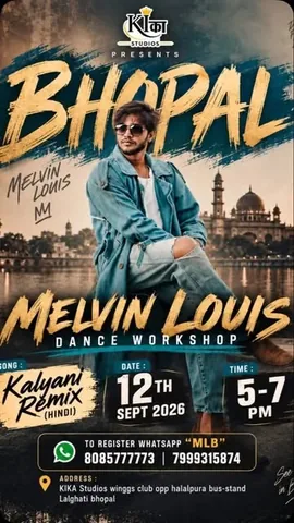 melvinlouis Instagram post about Dance workshop promotion