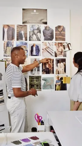 mensstylepro Instagram post about Fashion collaboration design process