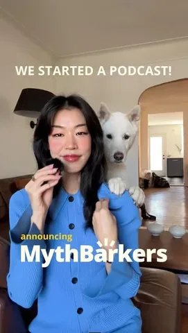 mensweardog Instagram post about Dog information podcast