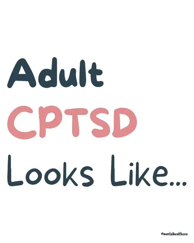 mentalhealthceo Instagram post about Adult complex PTSD