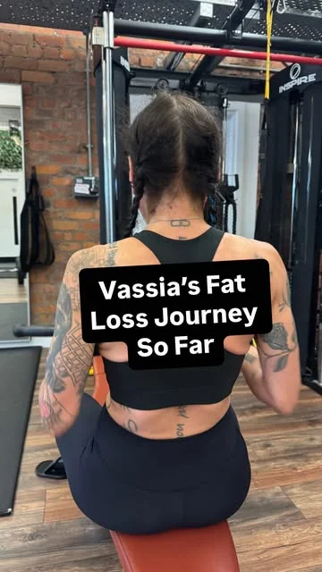 mhktraining Instagram post about Client fat loss progress
