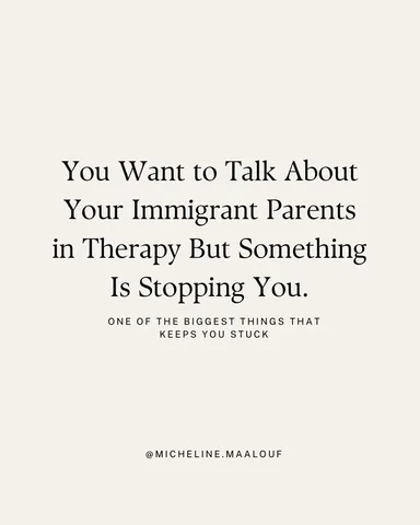 micheline.maalouf Instagram post about Family related guilt in therapy