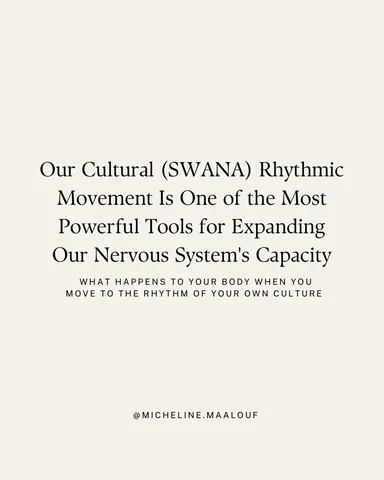 micheline.maalouf Instagram post about SWANA dance and emotional processing