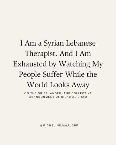 micheline.maalouf Instagram post about Personal grief