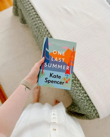 michellereadsbooks Instagram post about One Last Summer book review