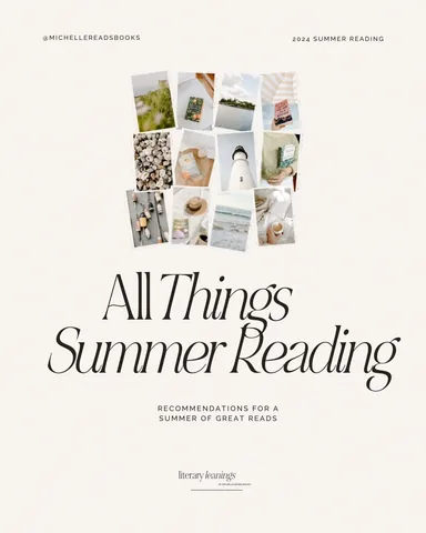 michellereadsbooks Instagram post about Summer reading guide