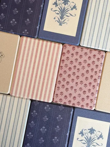 michellereadsbooks Instagram post about Kindle case collection