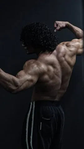 mihirlifts Instagram post about Back workout and supplementation