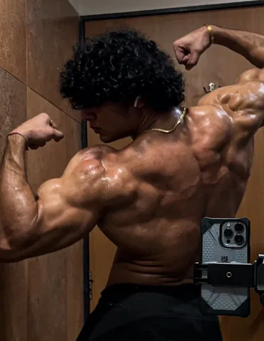 mihirlifts Instagram post about Back bodybuilding
