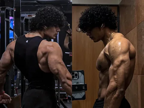 mihirlifts Instagram post about Anime inspired bodybuilding