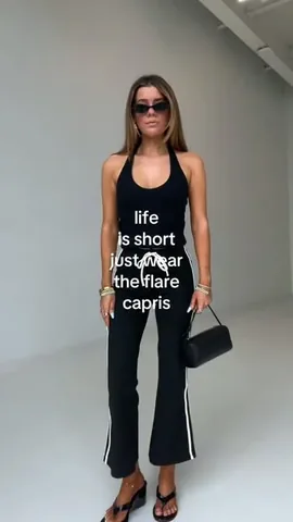 mikaylavallati Instagram post about Capri pants