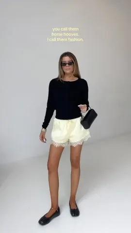 mikaylavallati Instagram post about Ballet flats