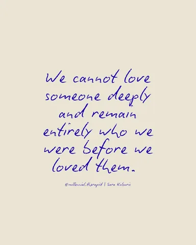 millennial.therapist Instagram post about Transformative love