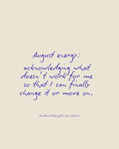 millennial.therapist Instagram post about August greeting