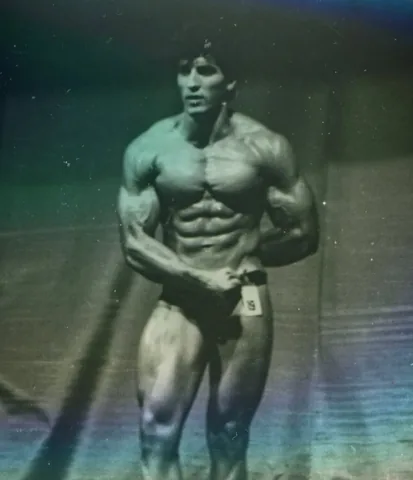 milossarcev Instagram post about 1986 Mr Serbia victory