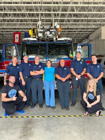mindmusclepro Instagram post about Family support and first responder outreach