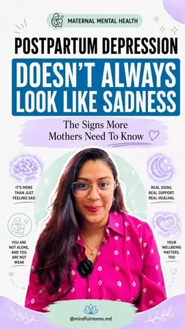 mindovermatter.drkanak Instagram post about Postpartum depression