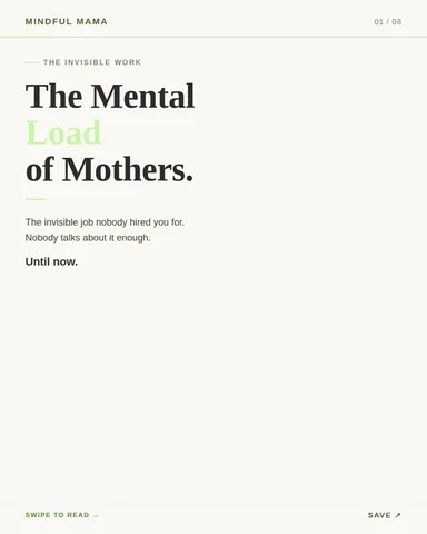 mindovermatter.drkanak Instagram post about Mental load of motherhood