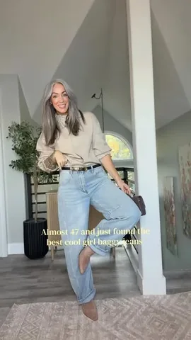 mirandaparker Instagram post about Barrel jeans