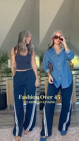 mirandaparker Instagram post about Track pants styling