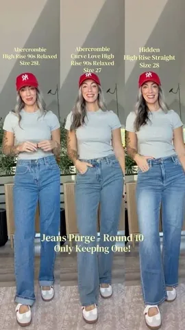 mirandaparker Instagram post about Straight leg jeans