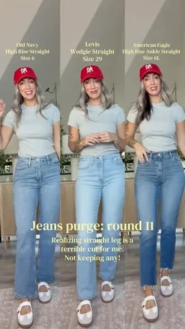 mirandaparker Instagram post about Jeans fit preferences