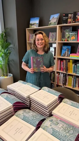 mirandasbookcase Instagram post about Signed book promotion