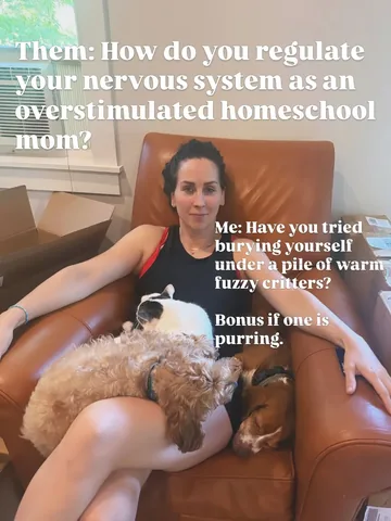 m.is.for.mama Instagram post about Stress relief and self regulation