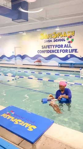 missporsha Instagram post about Children’s swimming progress